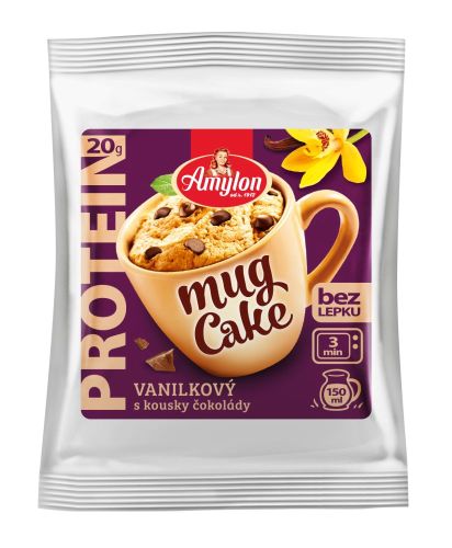 Amylon Proteinový mug cake Vanilkový s kousky čokolády 60g